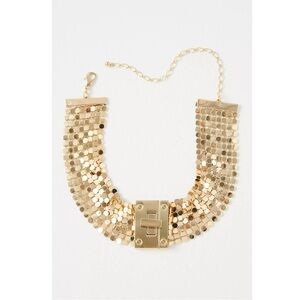 Free People Magic Choker Necklace in Gold NWT Sparkle Shine Layering Statement